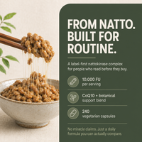 Natto Sage Nattokinase 10,000 FU Complex — 240 Vegetarian Capsules 3