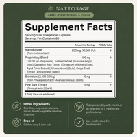 Natto Sage Nattokinase 10,000 FU Complex — 240 Vegetarian Capsules 4