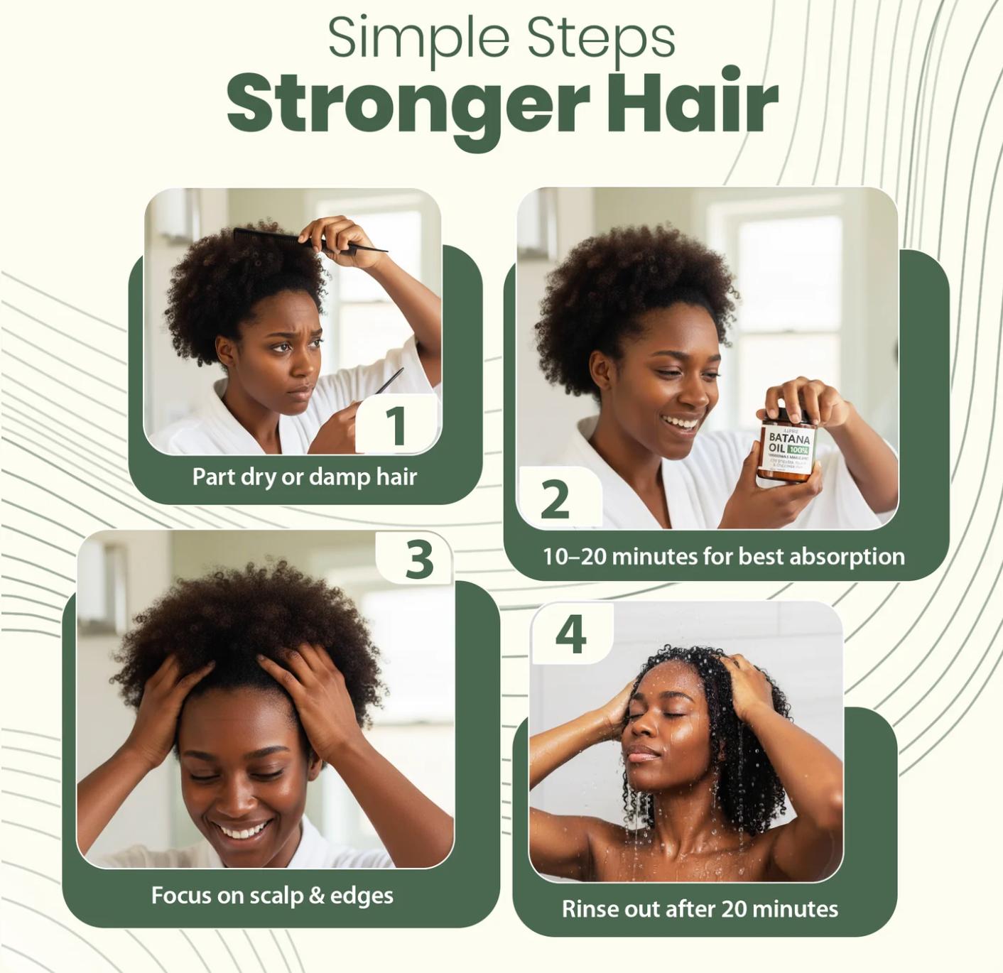 Batana Natural Hair Growth Oil